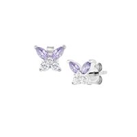 Boucles d'oreilles Amen Femme Petali in Argent Zircone EBUTBBLA
